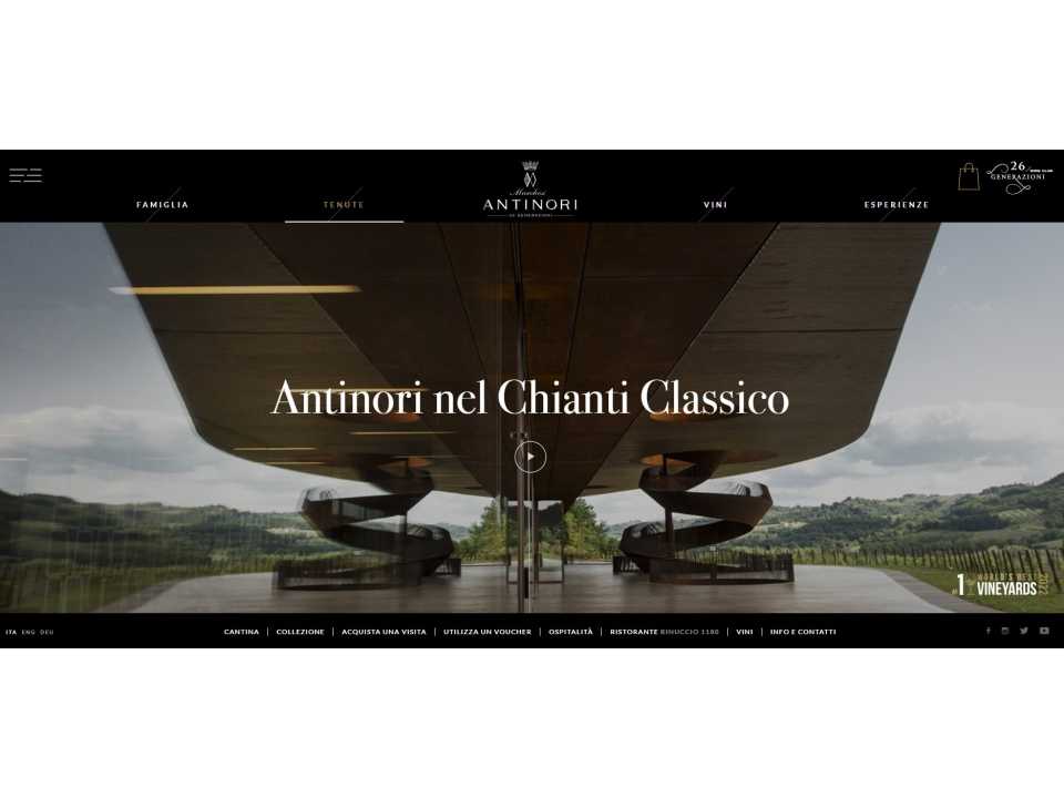 IN PRESENZA
Innovare e migliorarsi rispettando la tradizione: incontro con Albiera Antinori e visita alla Cantina Marchesi Antinori